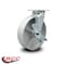 Service Caster 8 Inch Semi Steel Swivel Caster with Roller Bearing and Brake SCC-30CS820-SSR-TLB - alternate 5